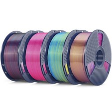 4KG Quadruple Color Silk Filament, Silk PLA 3D Printer Filament 1.75mm picture