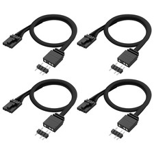 4 Pin to 3 Pin ARGB Adapter Cable for Corsair RGB HUB, Lighting Node CORE picture