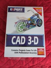 CAD 3D Expert Software - Windows 95 & 3.1 Professional Design CD- Factory Sealed picture
