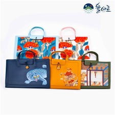 YULART Traditional Korean Minhwa Laptop Bag Briefcase Spacious Storage 5 Designs picture