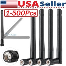 500 x RP-SMA Antenna for WiFi 2.4GHz 5Ghz Wireless Router or Card Female Pin Lot picture