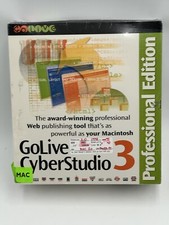 Vintage GoLive CyberStudio 3 Web Publishing Professional Edition Macintosh 1998 picture