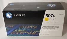 HP 507A CE402A Yellow Toner Cartridge Genuine OEM Sealed NEW picture