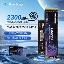 Bestoss M.2 2280 NVMe SSD PCIe 3.0x4 256GB 512GB 1TB 2TB Gaming Laptop Drive picture