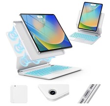 Magnetic Keyboard Case for iPad  Backlit Smart Folio 9th/8th/7th Gen 10.2