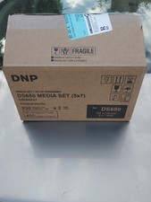 NEW DNP Media Set DS680 Dye Sublimation Kit 5x7 230 Images x2 Rolls (460 Total) picture