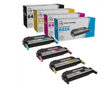 LD 4 Pack Replacement Toner HP LaserJet CP4005: CB400A CB401A CB403A CB402 picture