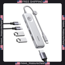 UGREEN USB C Hub 5-in-1 with HDMI, USB 3.2, Power Delivery, Silver picture