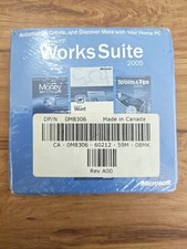 Microsoft Works Suite 2005 Dell North America Factory Sealed with Product Key picture