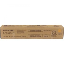 Toshiba Original High Yield Laser Toner Cartridge - Yellow - 1 Each (tfc505y) picture