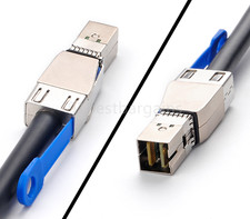 External Mini-SAS HD Cable Assemblies SFF-8644 to SFF-8644 28AWG 1-2 Meters picture