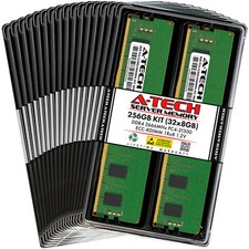 A-Tech 256GB 32x 8GB 1Rx8 PC4-21300R DDR4 2666 ECC REG RDIMM Server Memory RAM picture