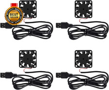 4 Pack USB Brushless Cooling Fan 40Mm High Performance DC 5V Speed 4200 RPM... picture