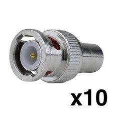 Construct Pro RCA Female to BNC Male Adaptors (10 Pack) picture