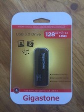 Gigastone 128GB USB 3.0 Flash Drive Professional Series Black (NEW) picture