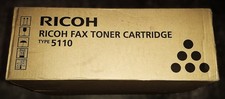 Genuine Ricoh 430208 Fax Type 5110 Black Toner Cartridge Ricoh 5510L/NF picture
