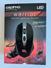 Alpha Gaming WARRIOR Backlit Gaming Mouse, 7 programmable buttons, NEW in Box picture