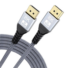 8K Displayport Cable 12FT, Display Port 1.4 Cable 12 Feet DP Cord picture