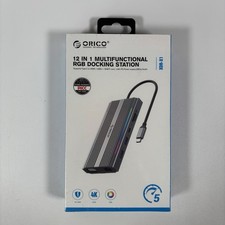 Orico 12in1 Multifunctional RGB USB-C Docking Station XDR-X1 New Sealed picture