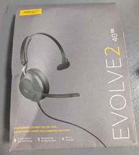 Jabra Evolve2 40 SE Wired Mono Noise Cancelling Headset-Feature 3-Microphone-NEW picture