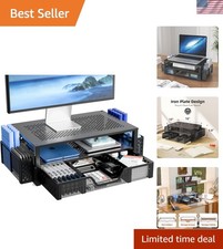 Multi-Functional 2-Tier Laptop Stand with Cooling Mesh for Enhanced Ergonomics picture
