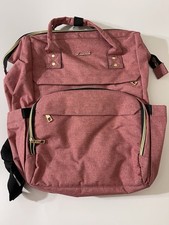 New Lovevook Pink Laptop Backpack For 15.6” Computer School Or Work Bag picture