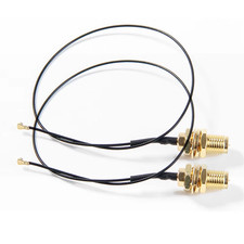 2PCS U.FL IPEX MHF4 to RP-SMA RF Pigtail Cable Antenna (inner pin) For Intel AX2 picture