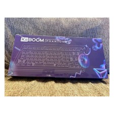 KiiBOOM Phantom81 V2 Blue Transparent Mechanical Keyboard RGB Hotswap Gasket NEW picture