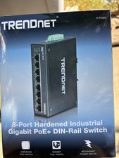 TRENDnet TI-PG80 8-Port Industrial Gigabit PoE+ DIN-Rail Switch picture
