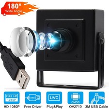 ELP 2.0 Megapixel USB Camera 1080P Full HD ELP-USBFHD01M-BL180 180° Fisheye Lens picture