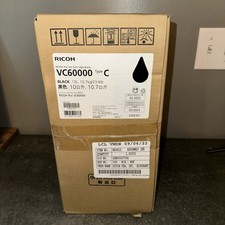 NEW Ricoh Black Pro Ink Cartridge VC60000 Type C Manuf. Date 03.2022  picture