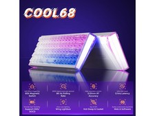 DAREU COOL68 65% Wired Gaming Keyboard, Rapid Trigger Magnetic Switch Keyboard picture