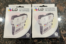 LD Compatible 2PK LC61BK Brother LC61 Black Ink Cartridge picture