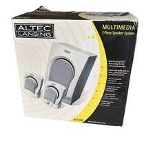 Altec Lansing AVS300 Computer Speaker System Subwoofer MISSING Power Supply READ picture