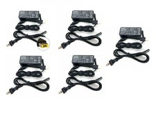 5pcs Genuine OEM Lenovo | 45W AC Adapter Laptop Charger 20V | Yellow Square Tip picture