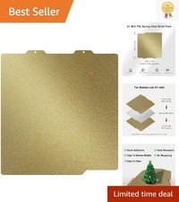 184x184mm Golden PEI Build Plate with Enhanced Adhesion for 3D Printing picture