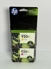 Genuine HP 920XL High Yield OfficeJet Magenta & Yellow Exp: 2014 picture