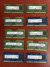 LOT of 10  DDR3, DDR3L 4GB Laptop Ram Memory Major Mixed Brands/Speeds picture