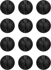 New 12 Pack Black Adhesive Cable Clips Cord Organizer Wire Management Holders picture