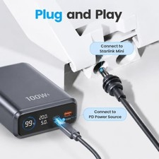 USB C Cable for Starlink Mini USB C to DC Power Cable 6.6FT/2M 100W Starlink Min picture