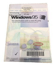 Windows 95/COMPAQ Instruction guide w COA&Key-NO CD picture