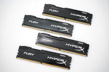 Kingston HyperX Fury 16GB (4x4GB) DDR4-2133 CL14 Desktop RAM HX421C14FBK2/8 picture