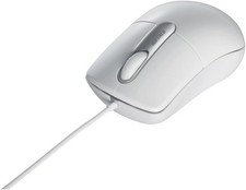 Buffalo BUFFALO Wired Optical Mouse, Quiet, 3 Buttons, Medium, White, BSMOU picture