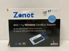 Zonet ZEW1505 Wireless CardBus Adapter 802.11g 54Mbps 2.4Hz 32-bit picture