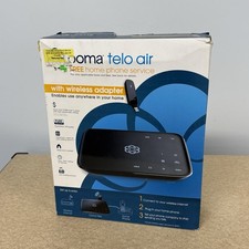 Ooma Telo Air Free Home Phone Sevice With Wireless Adapter New Open Box picture