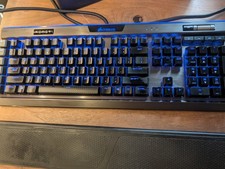 Corsair K95 RGB PLATINUM Cherry MX Wired Keyboard (w/ Wrist Rest + Xtra Leg) picture