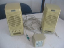 Altec Lansing ACS90 Vintage Wired Desktop Computer Speakers Power Adapter Cords picture