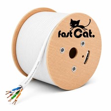 fast Cat. Cat6 Direct Burial Outdoor Rated Cable,Waterproof, 23AWG Solid Bare picture