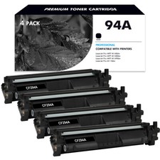 2/4PK CF294A 94A Toner Cartridge Fits For HP LaserJet Pro M118dw M148dw M149 lot picture