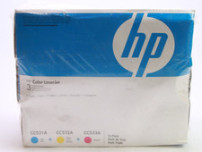 HP 304A Magenta Yellow LaserJet Toner CC532A CC533A (Lot of 3) picture